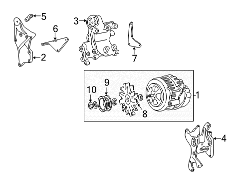 1997 GMC K2500 Alternator Diagram 3 - Thumbnail