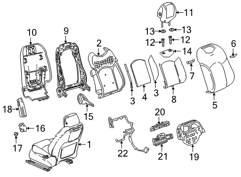 2017 Cadillac CT6 Heated Seats Diagram 8 - Thumbnail