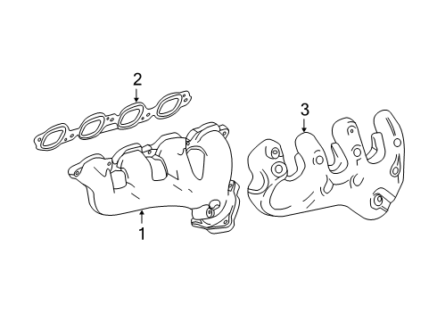 2019 Chevy Silverado 1500 LD Exhaust Manifold Diagram