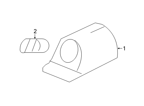 2017 Buick LaCrosse License Lamps Diagram