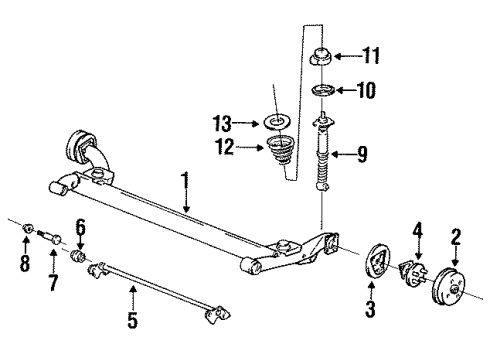 1994 Buick Skylark Rear Brakes Diagram
