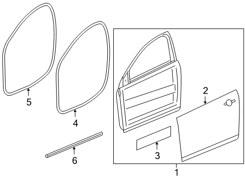 2015 Chevy Cruze Front Door Diagram
