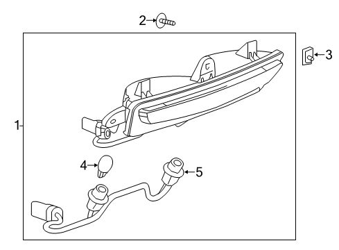 2016 Cadillac CTS Backup Lamps Diagram