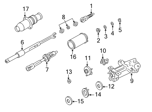 2000 Pontiac Bonneville Shift Actuator Bracket Diagram for 26069650