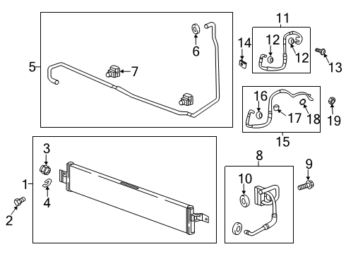 2019 Chevy Traverse Inlet Pipe Diagram for 84350786