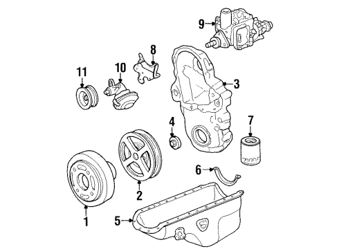 1992 Chevy K1500 Brake Components Diagram