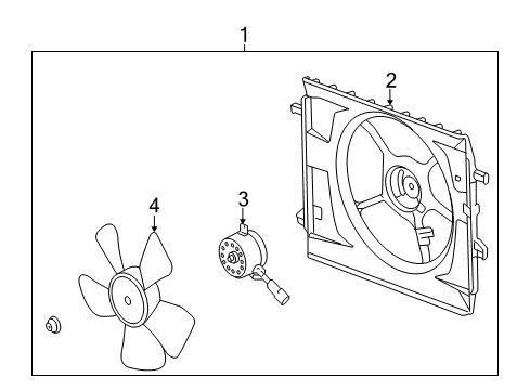 2007 Saturn Sky Cooling System, Radiator, Water Pump, Cooling Fan Diagram 4 - Thumbnail