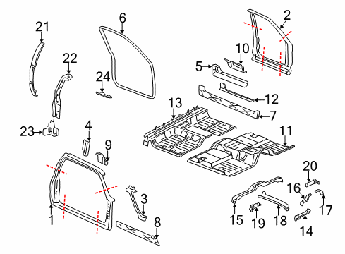 2000 Chevy Silverado 2500 Uniside Diagram 2 - Thumbnail