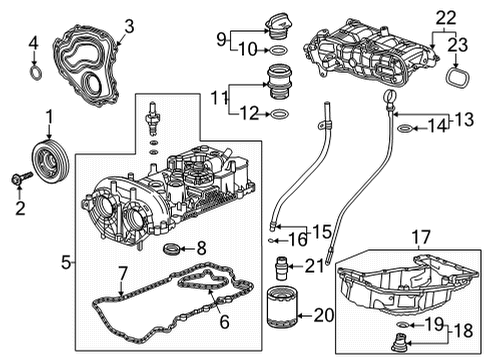 2023 Chevy Trailblazer Engine Parts Diagram 2 - Thumbnail
