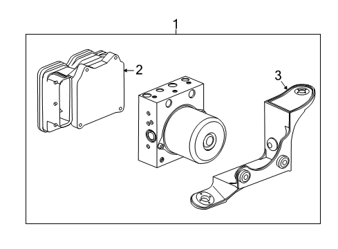 2013 Chevy Spark ABS Components Diagram