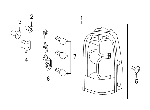 2006 Chevy Uplander Tail Lamps Diagram
