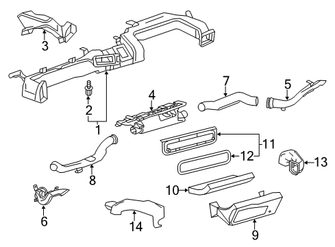 2017 Chevy Corvette Ducts Diagram
