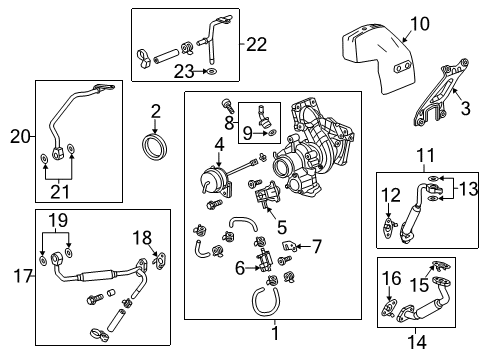 2019 Chevy Traverse Turbocharger Diagram