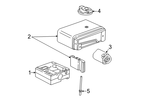 2018 Cadillac XT5 Air Compressor Diagram