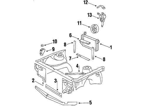 1984 Pontiac Phoenix Relay Diagram for 14043278