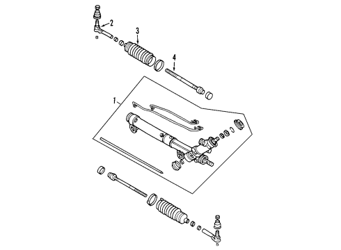 2009 Buick LaCrosse Power Steering Return Hose Diagram for 19179585