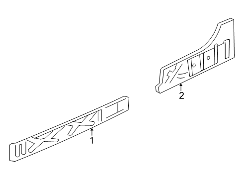 2007 Cadillac Escalade EXT Rocker Panel Diagram