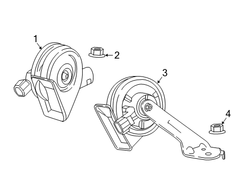 2019 Chevy Bolt EV Horn Diagram
