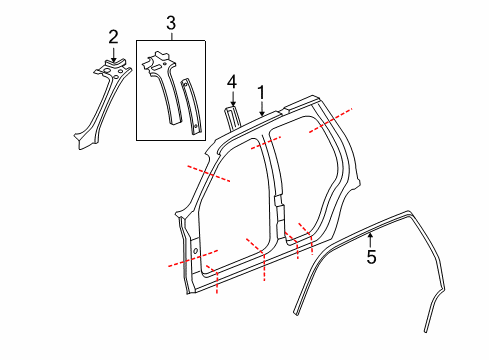2007 Cadillac Escalade Uniside Diagram
