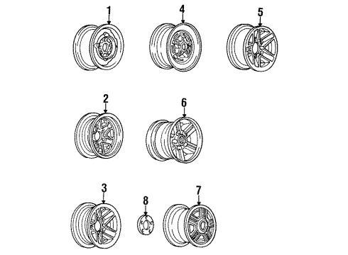 1987 Chevy Camaro Wheels Diagram