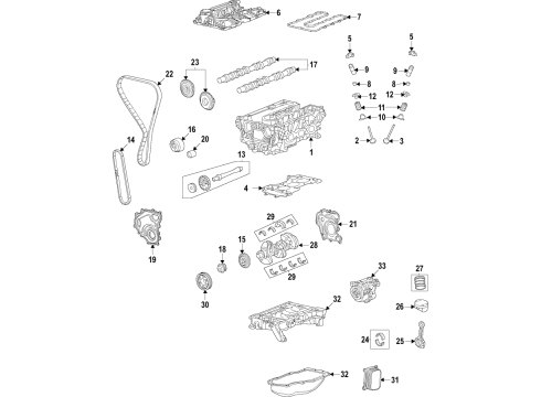2021 Chevy Trailblazer Engine Parts & Mounts, Timing, Lubrication System Diagram 4 - Thumbnail