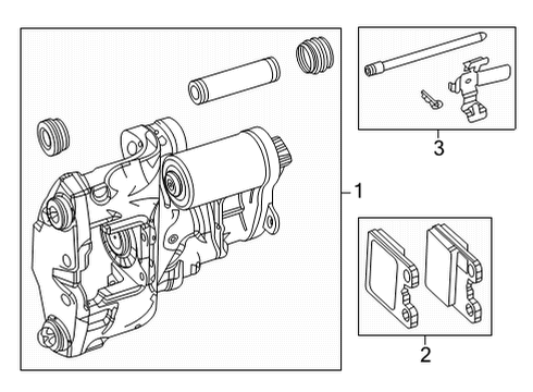 2022 Cadillac CT4 Parking Brake Diagram