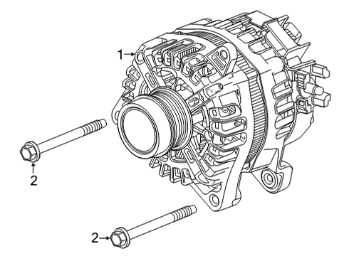 2023 Chevy Trailblazer Alternator Diagram