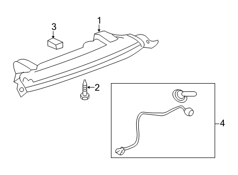 2016 Chevy Traverse High Mount Lamps Diagram