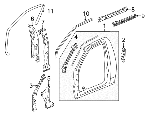 2011 GMC Canyon Uniside Diagram 3 - Thumbnail