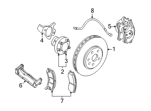 2011 Chevy Corvette Front Brakes Diagram