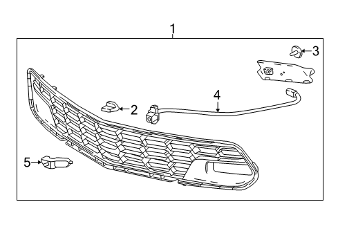 2017 Chevy Corvette Parking Aid Diagram