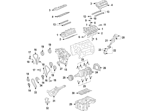 2022 Chevy Blazer Engine Parts, Mounts Diagram 3 - Thumbnail