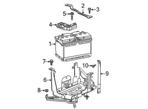 2021 GMC Sierra 2500 HD Battery Diagram 2 - Thumbnail