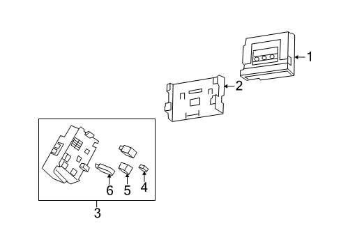 2010 Chevy Camaro Body Control Module Diagram for 13578421