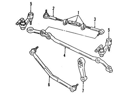 2004 GMC Safari Power Steering Pressure Hose Diagram for 15094588