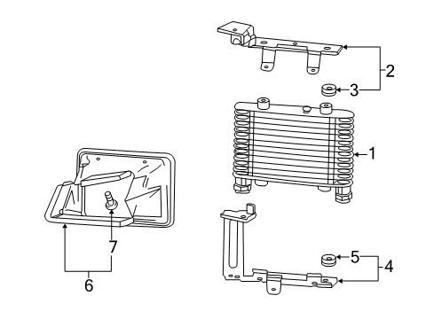 2016 Cadillac CTS Radiator & Components Diagram 2 - Thumbnail