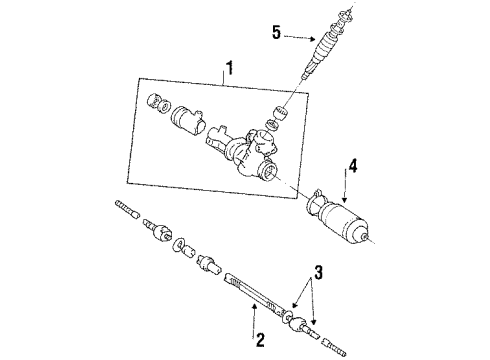 1986 Chevy Nova Pinion Diagram for 94853817