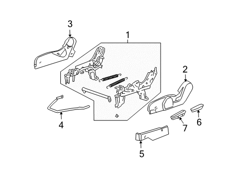2007 Pontiac Torrent Tracks & Components Diagram 2 - Thumbnail