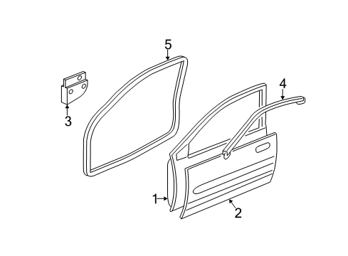2005 Chevy Classic Front Door Diagram