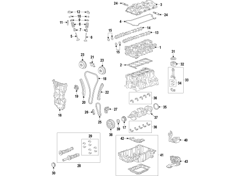 2015 Buick Regal Motor Mount Diagram for 23144105
