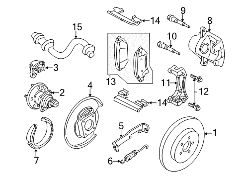 2007 Chevy Monte Carlo Front Cable Diagram for 15297497