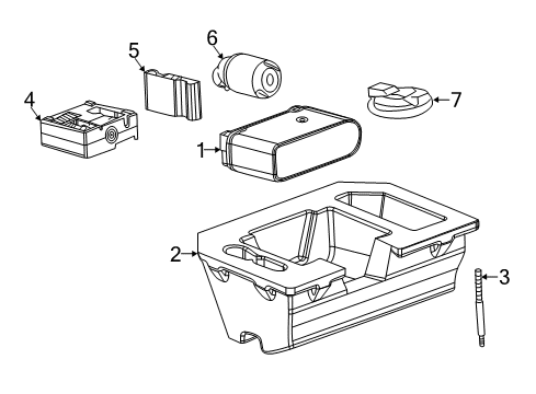 2018 Buick LaCrosse Jack & Components Diagram