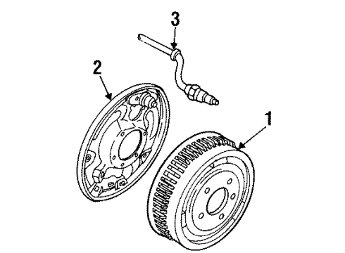 1984 Cadillac DeVille Rear Brakes Diagram