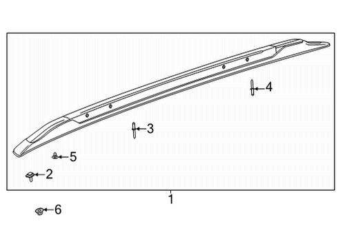 2023 Chevy Trailblazer Luggage Carrier Diagram