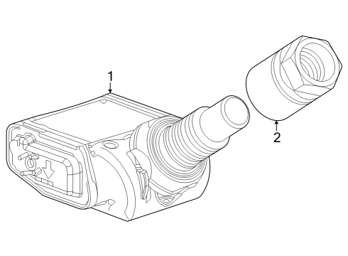 2023 Cadillac LYRIQ TPMS Sensor Diagram for 13545364