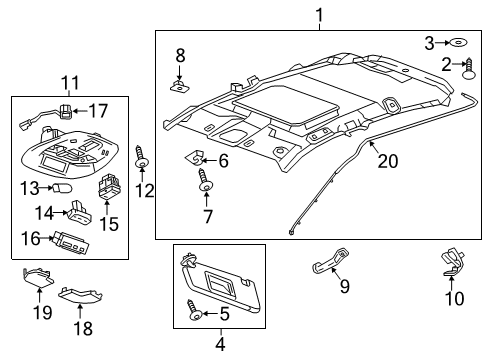 2017 Chevy Spark Bulbs Diagram 4 - Thumbnail
