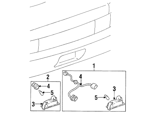 2000 Chevy Prizm License Lamps Diagram