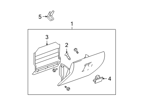 2004 Chevy Colorado Glove Box Diagram