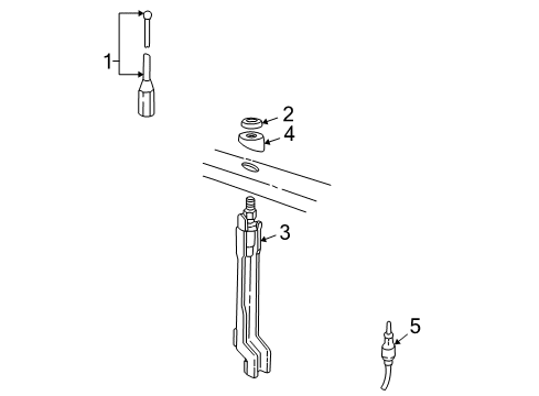 1996 Chevy Camaro Antenna & Radio Diagram