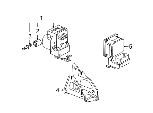 2006 Chevy Uplander Anti-Lock Brakes Diagram